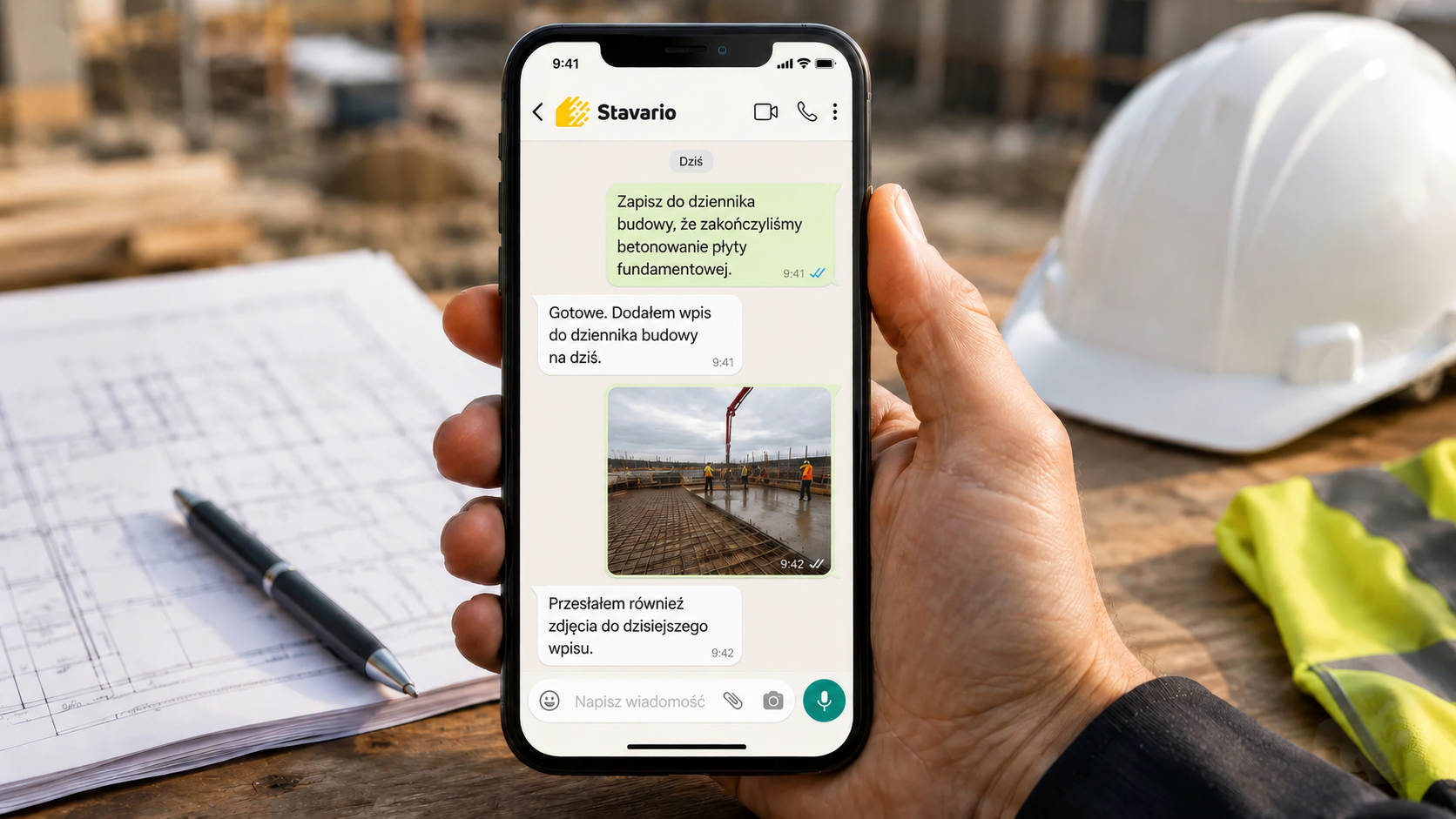 WhatsApp na budowie nie jest problemem. Problemem są informacje, które zostają tylko w czacie