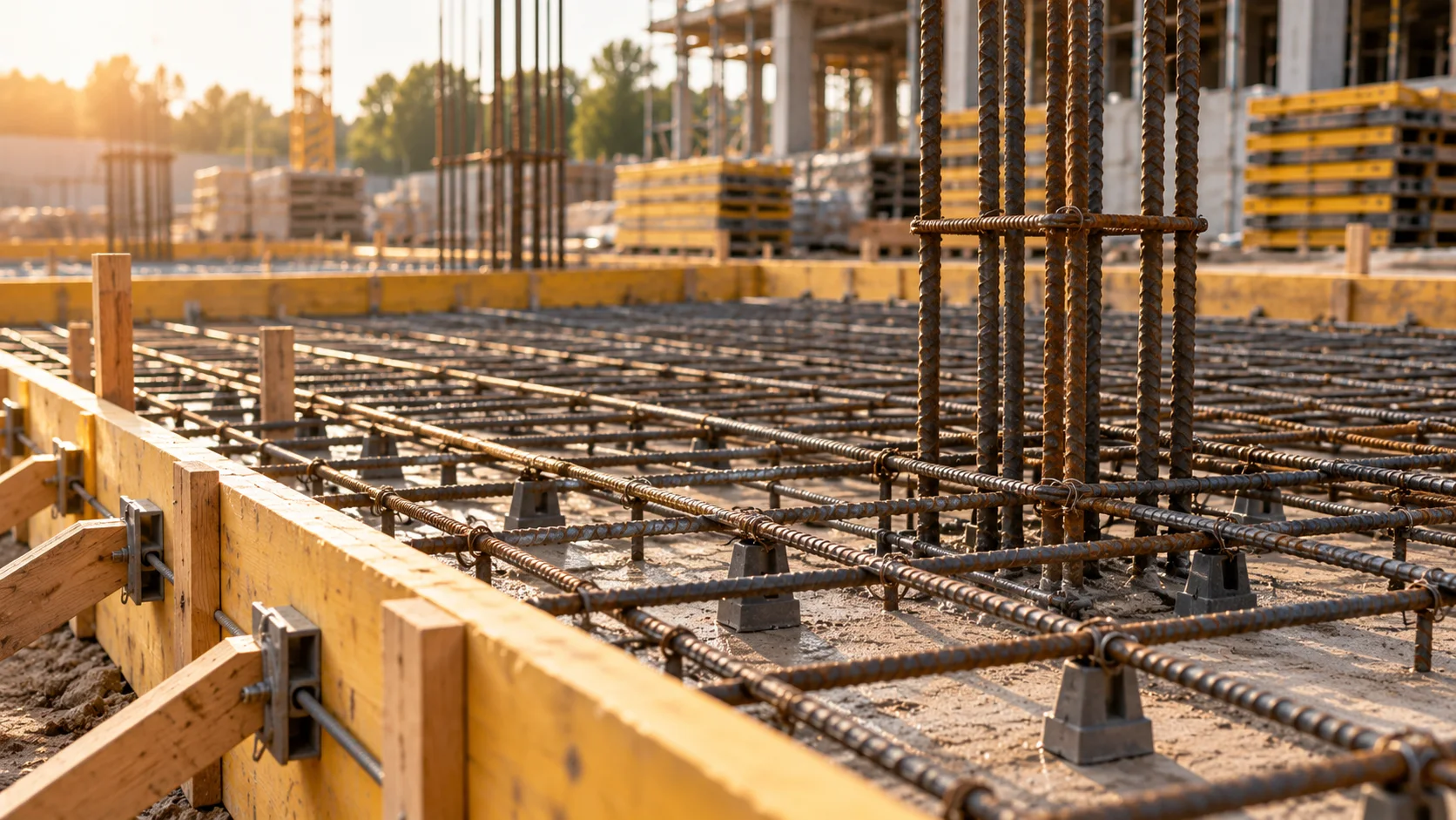 Reinforcement documented before concrete is poured