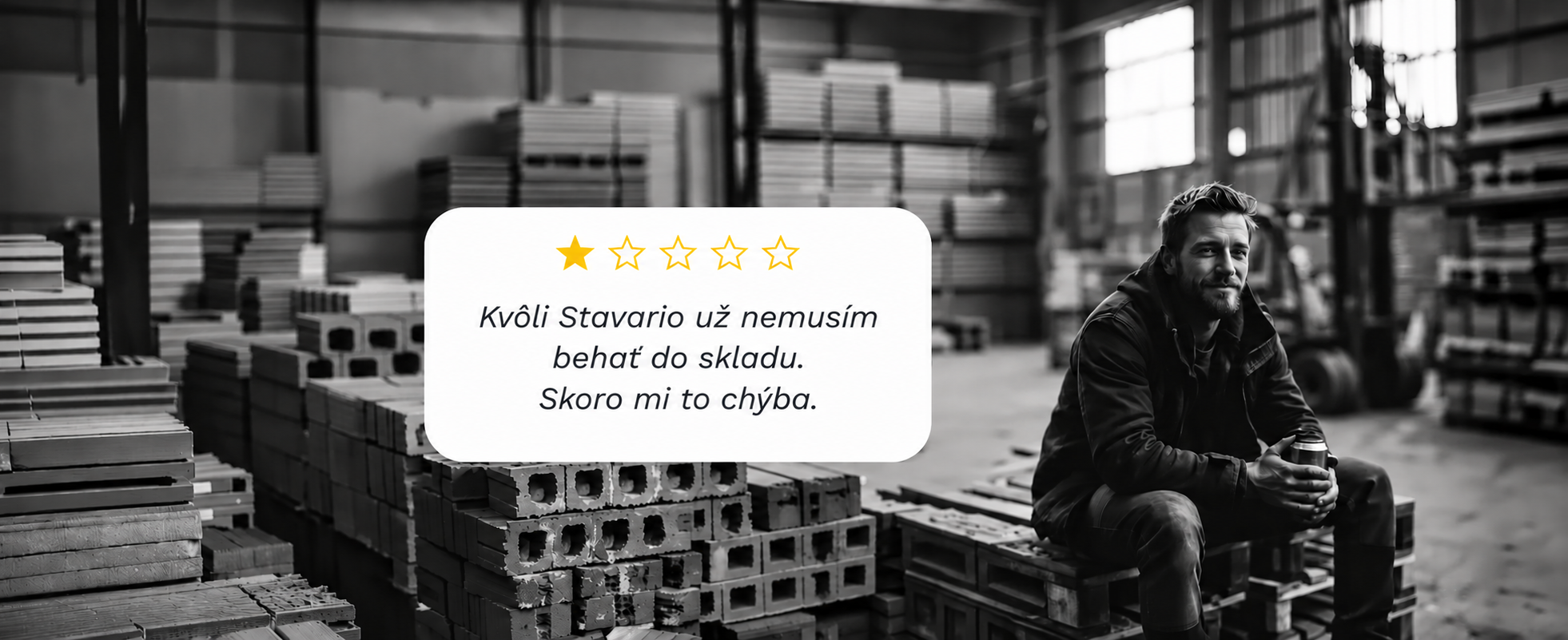 Skladník ve Stavario – evidence materiálu ve skladech