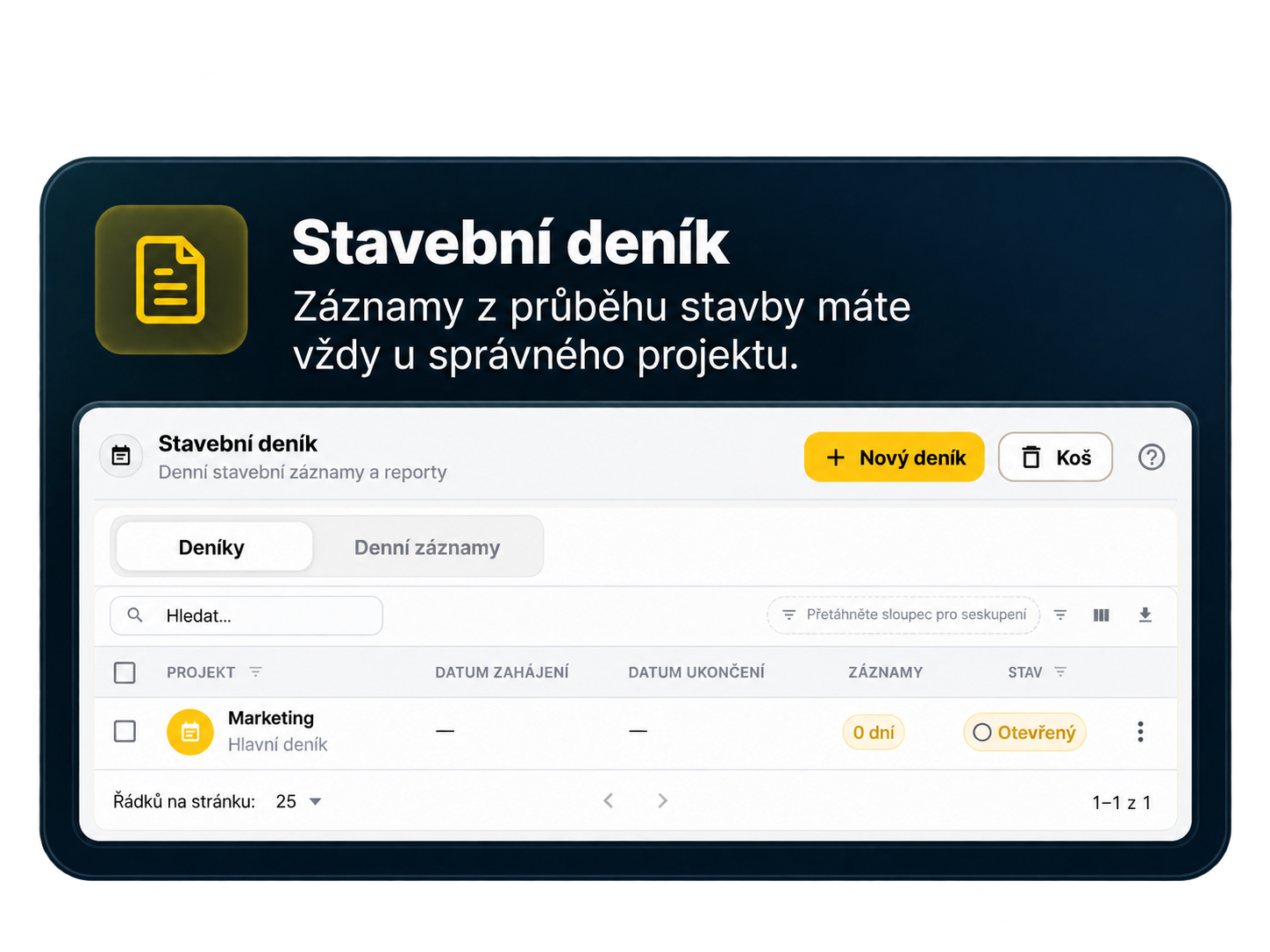 Stavební deník