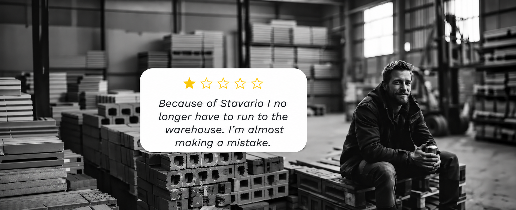 Skladník ve Stavario – evidence materiálu ve skladech