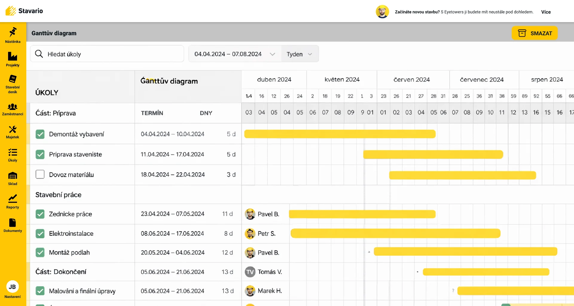 Gantt-Diagramm