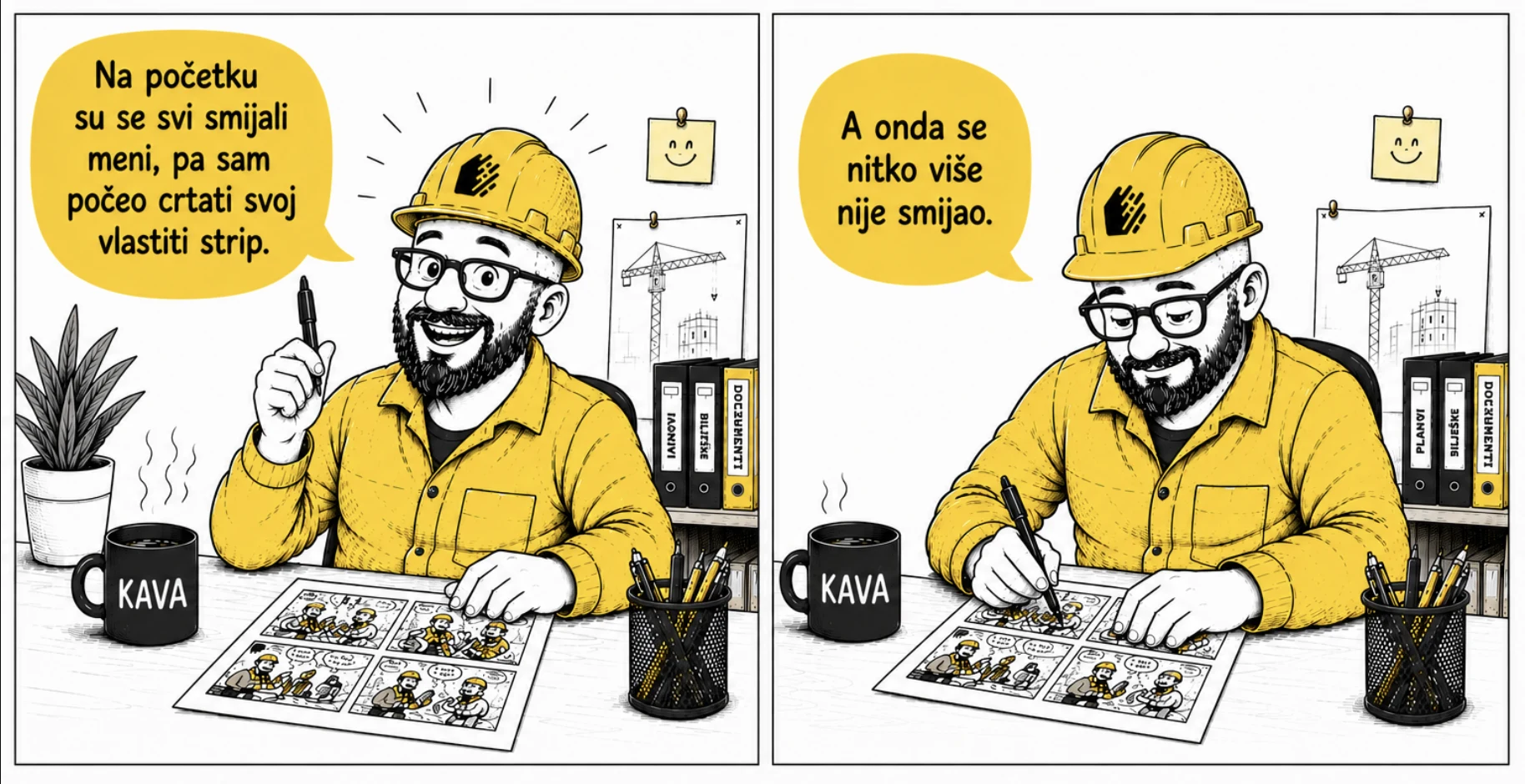 Stavario piše vlastiti strip