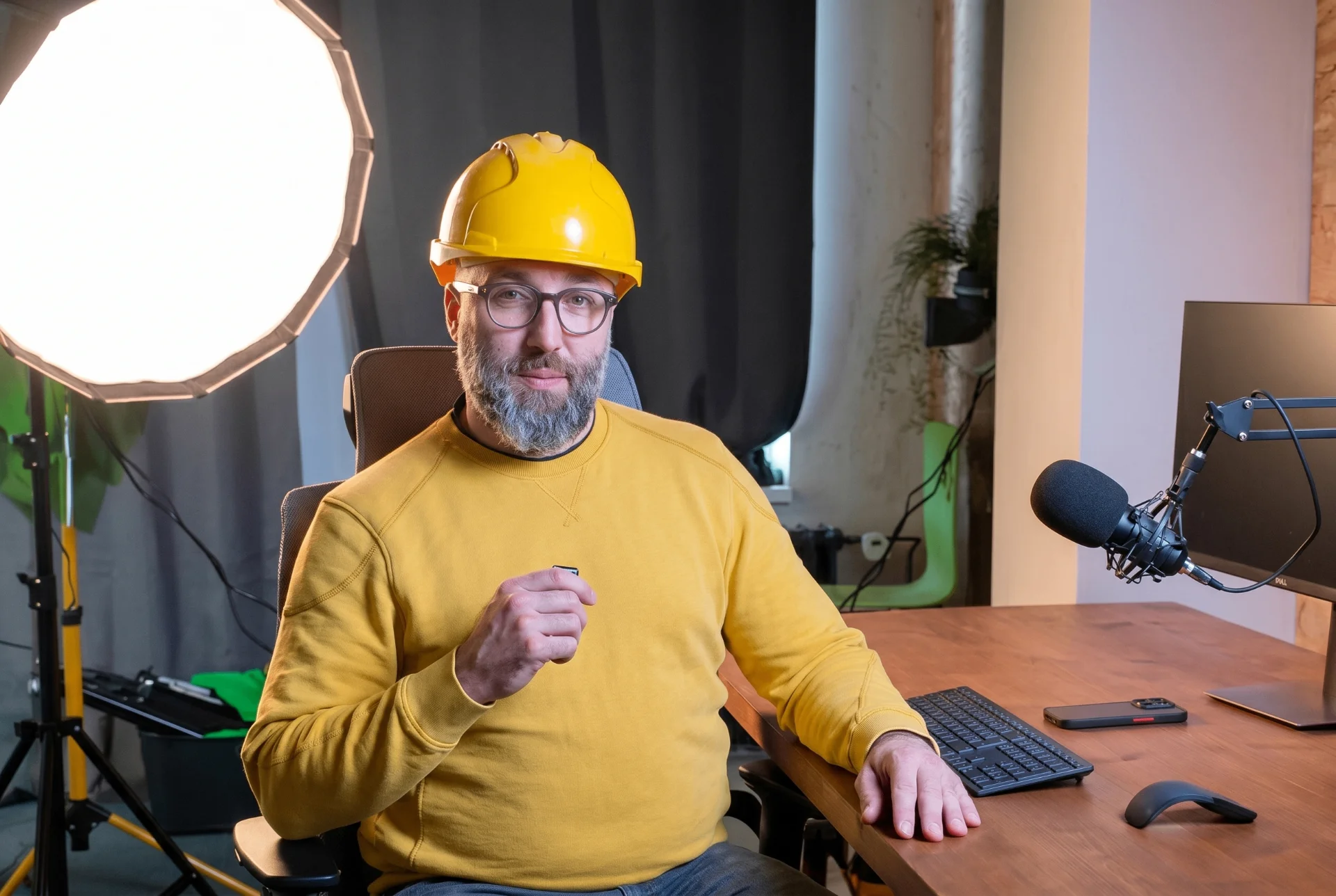 Stavario is building a new studio for webinars, expert videos, and construction practice