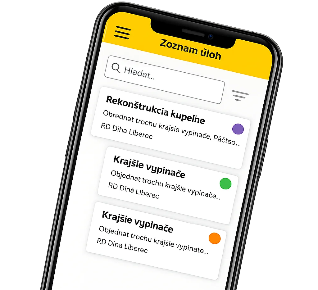 Stavario mobilná aplikácia – správa stavieb z telefónu