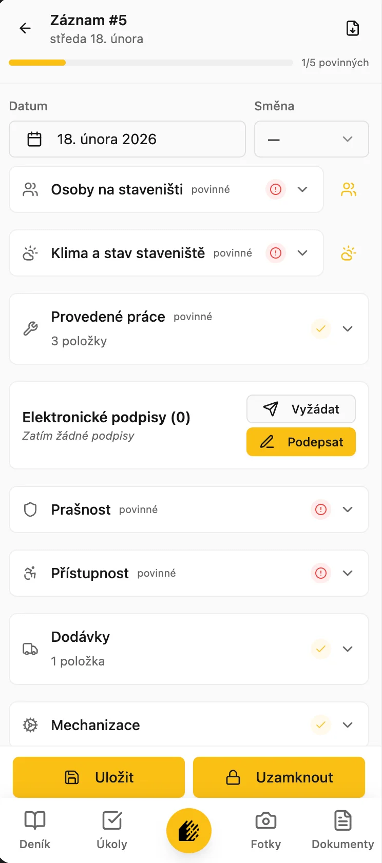 Záznam